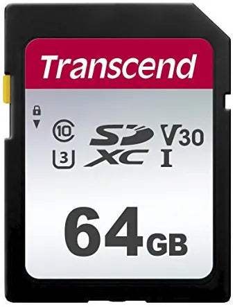 Transcend 300S 64GB Uhs-I Class 10 U1 V10 Sdxc Card -3D Nand image 3