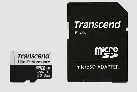 Transcend 340S 64GB Ultra Perfromance Micro Sd Uhs-I U3 V30 A2 CLASS10 Read 160 Mb/S Write 125MB/S With Sd Adptor image 2