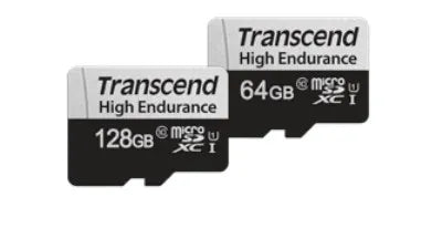 Transcend 350V 64GB High Endurance Micro Sd Uhs-I U1 CLASS10 Read 100 Mb/S Write 45MB/S With Sd Adptor