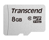 Transcend 300S 8GB Micro Sd Uhs-I U1 CLASS10 Read Upto 20 Mb/S Write Up TO10MB/S Without Adptor 3D Nand No Adaptor image 2