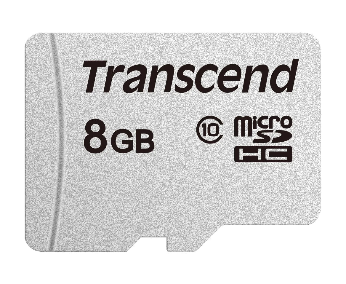 Transcend 300S 8GB Micro Sd Uhs-I U1 CLASS10 Read Upto 20 Mb/S Write Up TO10MB/S Without Adptor 3D Nand No Adaptor image 2