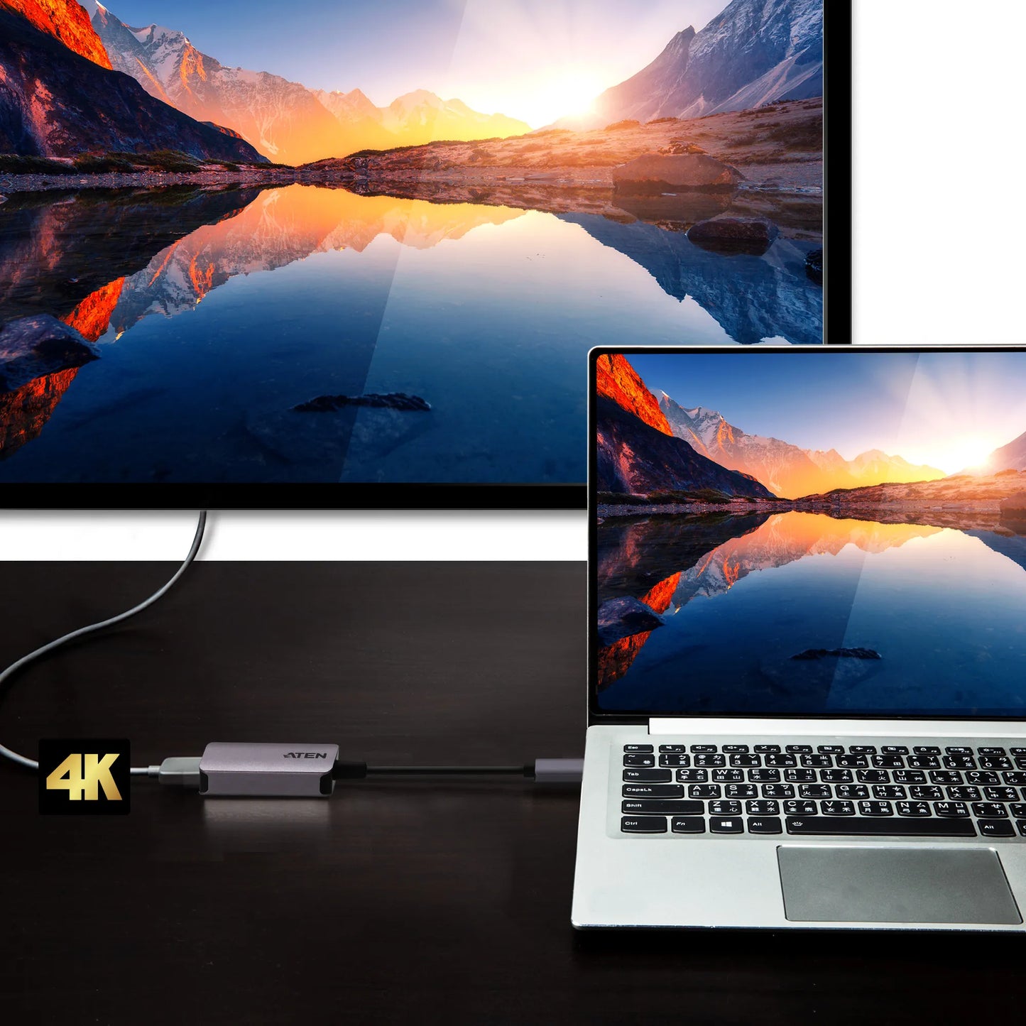 Aten USB-C To HDMI 4K Adapter image 3