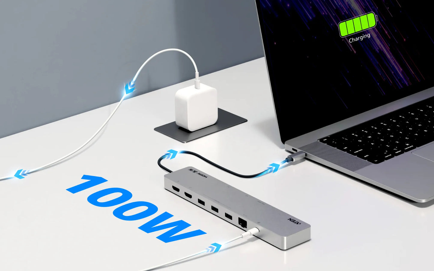 Aten USB-C Multiport Dock With Power Pass-Through image 5