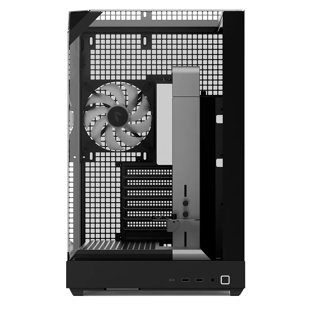 Aerocool Apnx V2 Vision Black 3 Glass Panel Case. X-Pand Flow Design 4X ARGB Fan Included 360MM Radiator (APCM-VI02143.11)