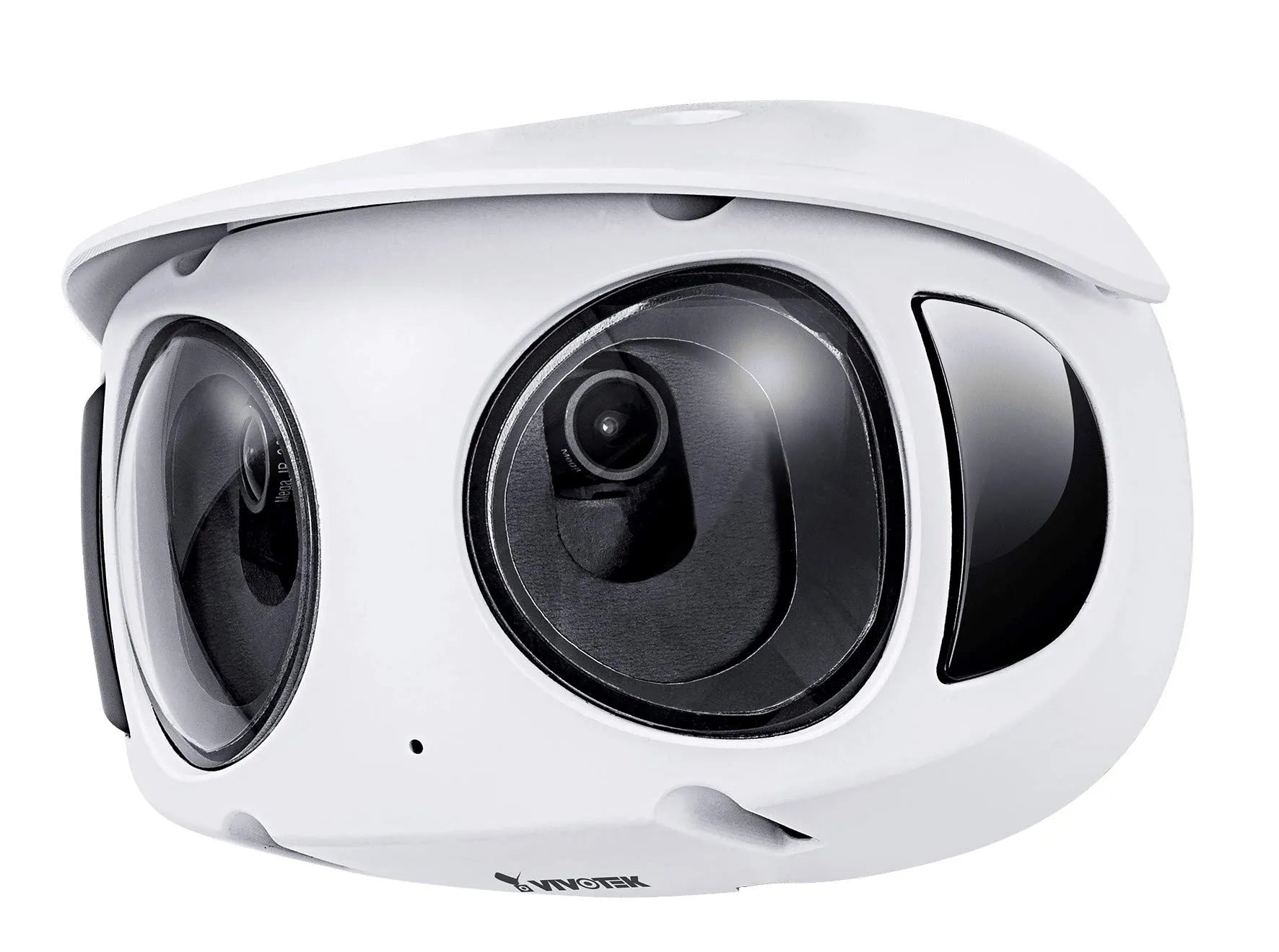 Vivotek Outdoor Vandal Dome; 8MP 180° (4736X 1648); (2X4M SENSORS);30FPS; H.265; 2.8MM Each Lens; D/N; Ir 20M; Deep Search image 2