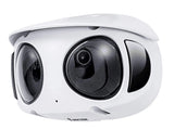 Vivotek Outdoor Vandal Dome; 8MP 180° (4736X 1648); (2X4M SENSORS);30FPS; H.265; 2.8MM Each Lens; D/N; Ir 20M; Deep Search image 2
