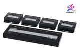Aten 4-PORT 4K HDMI Cat 6 Splitter With Receivers 1 Splitter And 4 Receivers