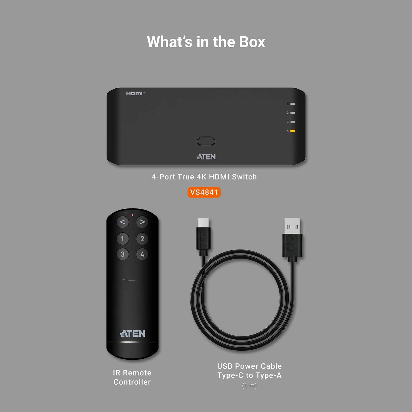 Aten 4-PORT True 4K HDMI Switch image 3