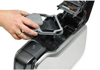 Zebra Printer ZC300; Single Sided; Uk/Eu Cord; USB & Ethernet; Windows Driver; Cardstudio 2.0 (standard) Application; 200 Pvc Cards; Y image 4