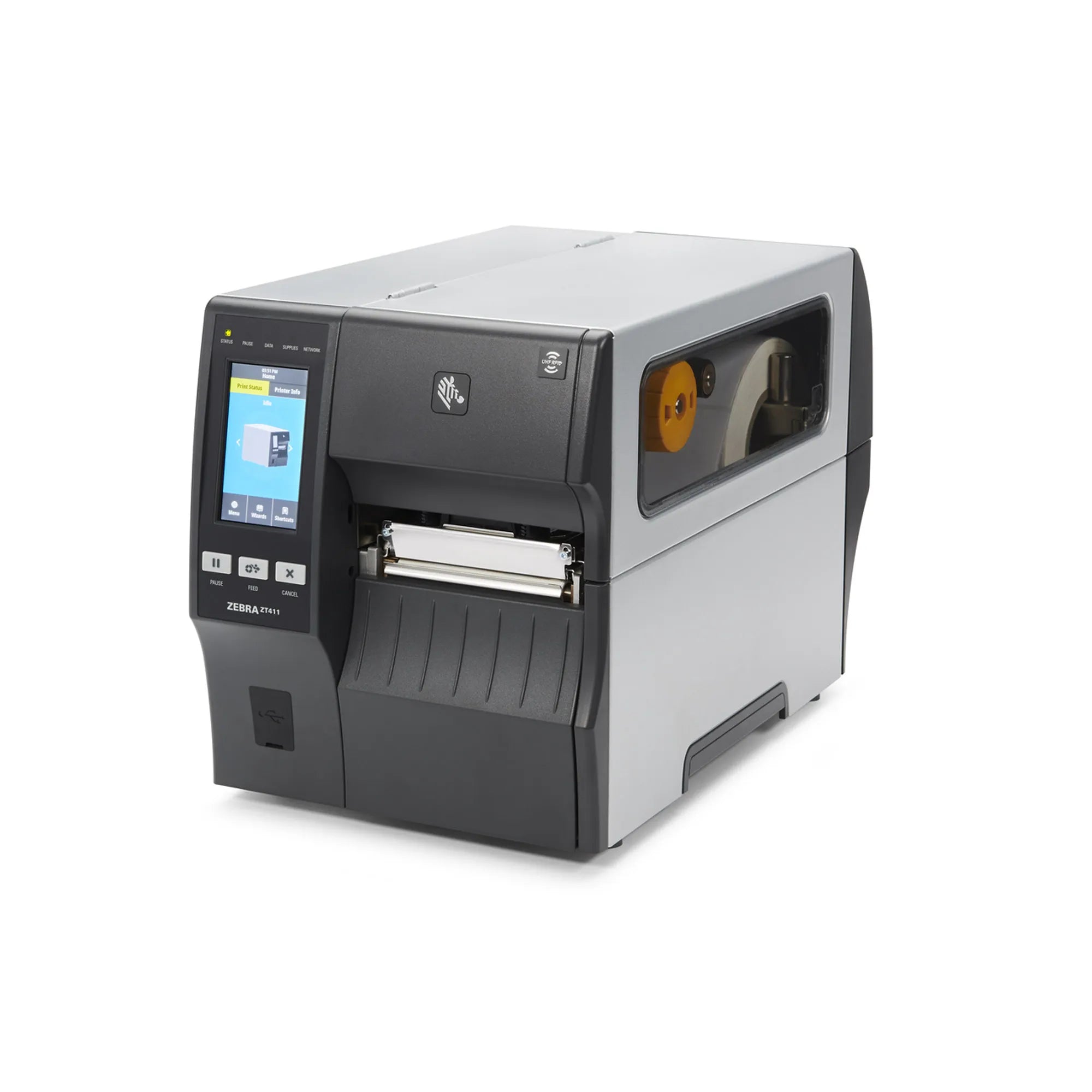 Zebra Tt Printer ZT411; 4''; 203 DPI; Euro And Uk Cord; Serial; USB; 10/100 Ethernet; Bluetooth 4.1/MFI; USB Host; Ezpl image 3