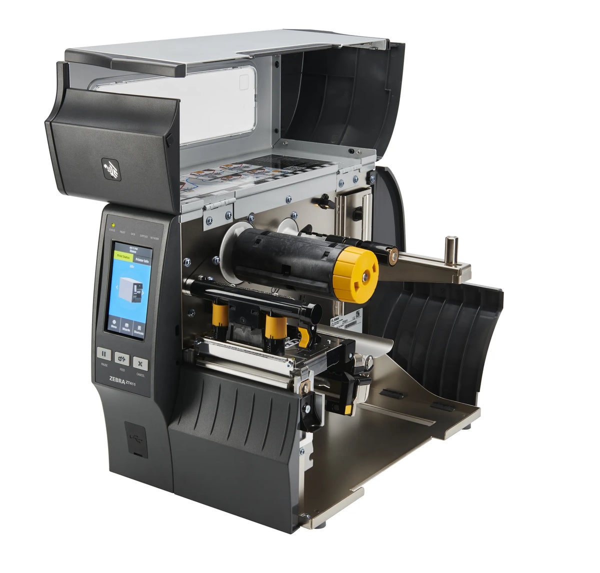 Zebra Tt Printer ZT411; 4''; 600 DPI; Euro And Uk Cord; Serial; USB; 10/100 Ethernet; Bluetooth 4.1/MFI; USB Host; Ezpl image 3