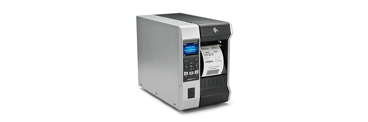 Zebra Tt Printer ZT610; 4''; 600 DPI; Euro And Uk Cord; Serial; USB; Gigabit Ethernet; Bluetooth 4.1; USB Host; Tear; Color Touc image 2