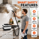Portable Steam Cleaner Machine for Home & Car – Handheld Household Steam Cleaning for Couch, Sofa, Tile, Upholstery & Floors