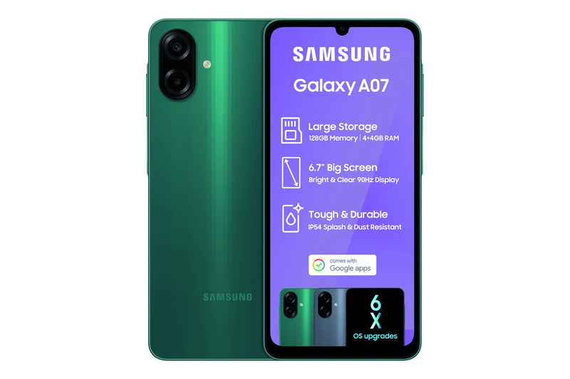 Samsung Galaxy A07 128GB DS Green