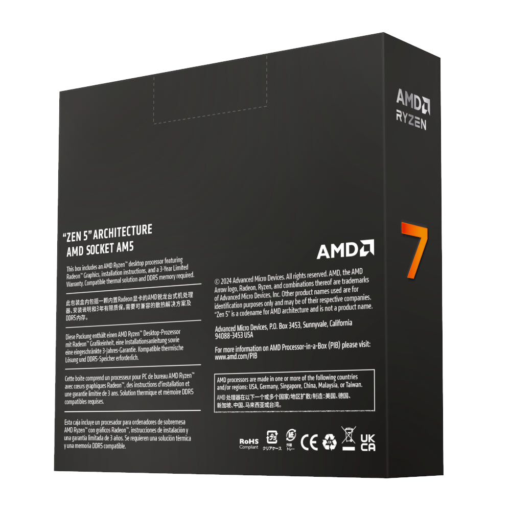 AMD Ryzen 7 9700X 8-CORE 3.8GHZ AM5 CPU image 4