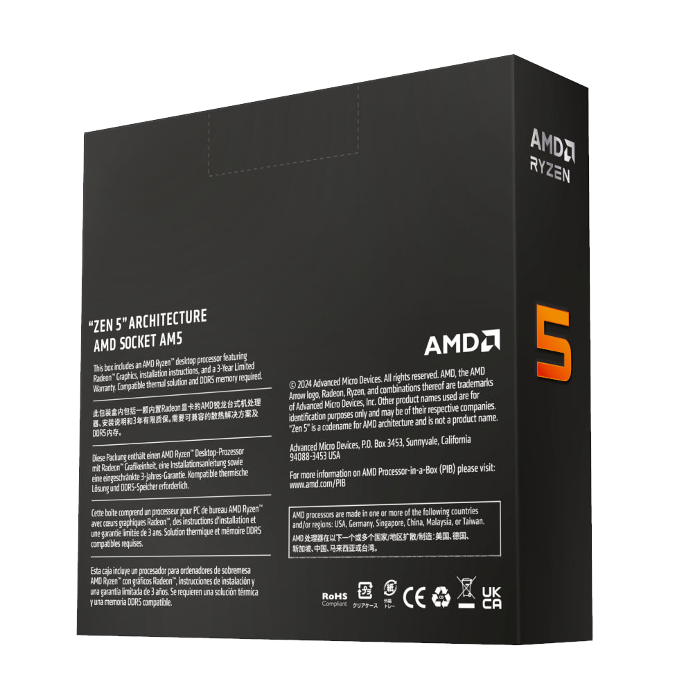 AMD Ryzen 5 9600X 6-CORE 3.9GHZ AM5 CPU image 4