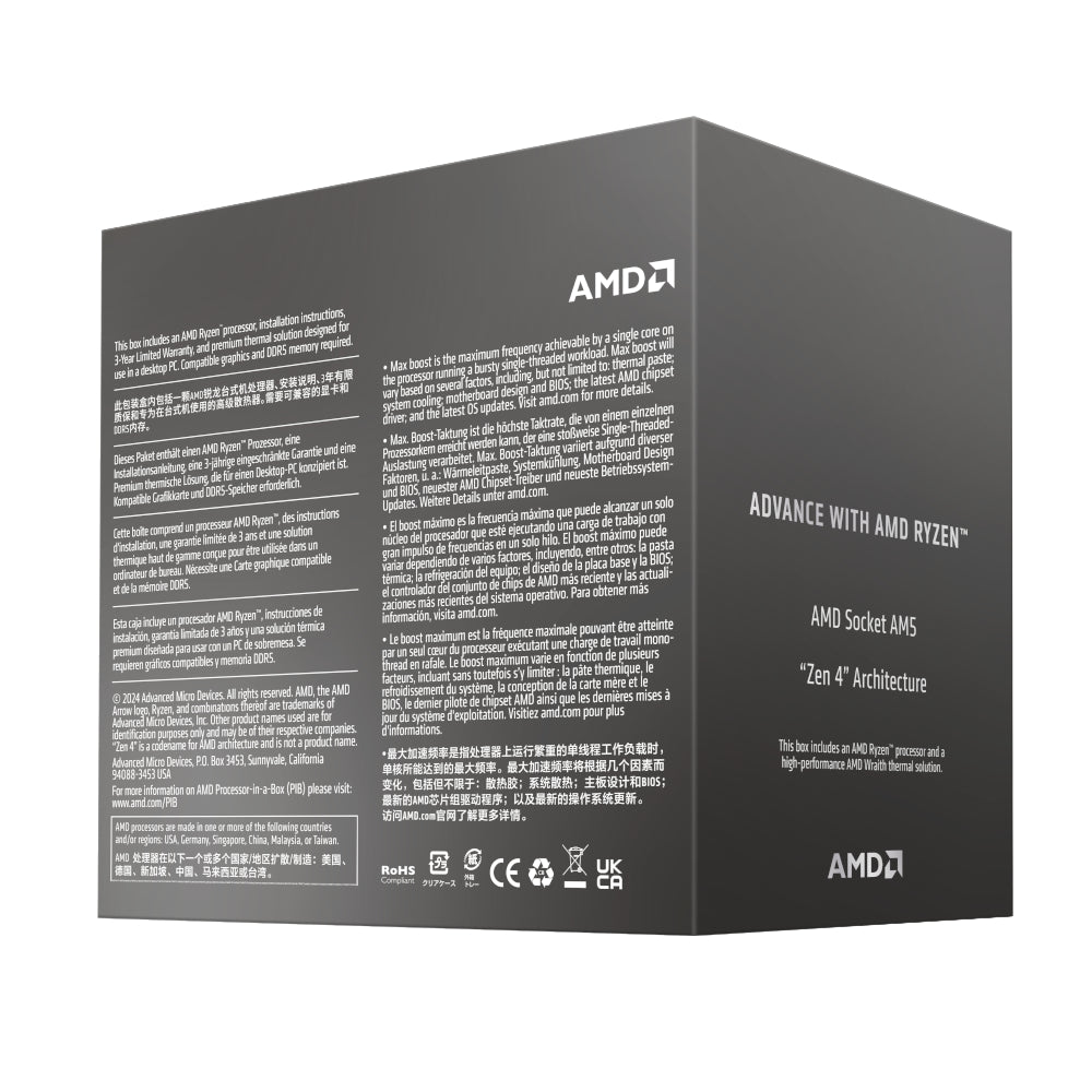 AMD Ryzen 5 8400F 6-CORE 4.2GHZ AM5 CPU image 4