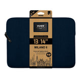 Port Designs Milano II Eco 13/14" Universal Laptop Sleeve Navy Blue