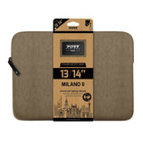 Port Designs Milano II Eco 13/14" Universal Laptop Sleeve Desert Brown