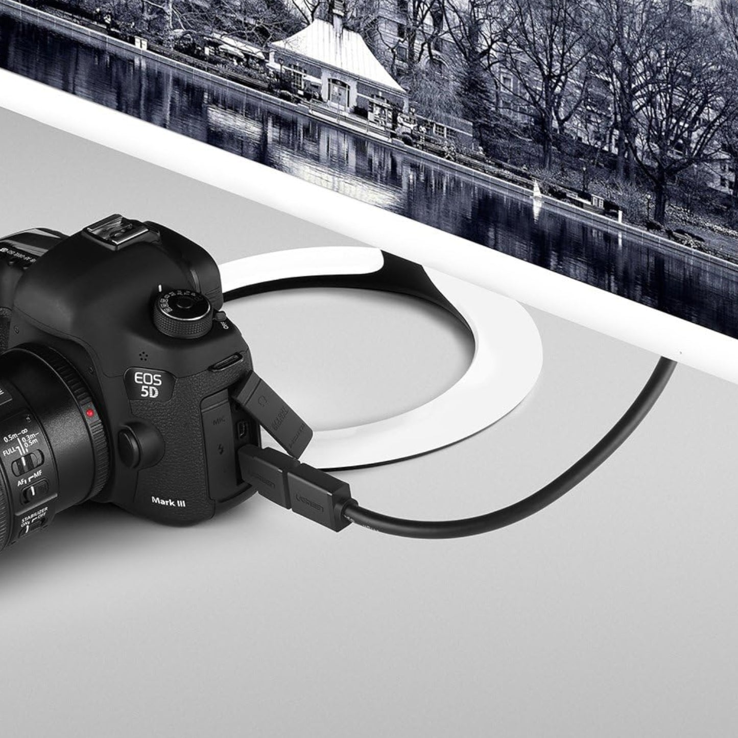 Ugreen Mini HDMI To HDMI Adapter Black image 3