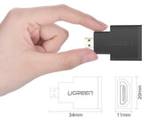 Ugreen Micro HDMI Male To HDMI Female Adapter – Black image 2