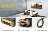 Ugreen Dvi To HDMI Cable Adapter 15CM | Male To Female | 1080P Full HD – Black image 3