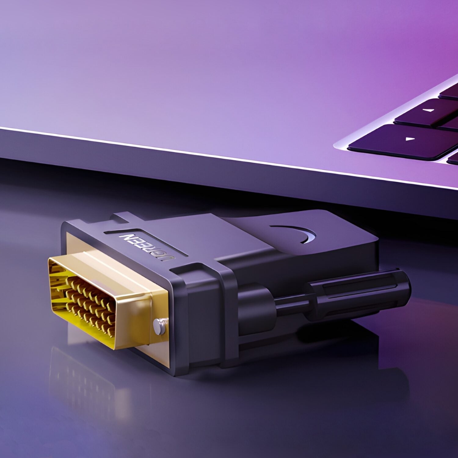 Ugreen Dvi (24+1) Male To HDMI Female Adapter Black image 5