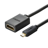 Ugreen Micro HDMI Male To HDMI Female Adapter Black