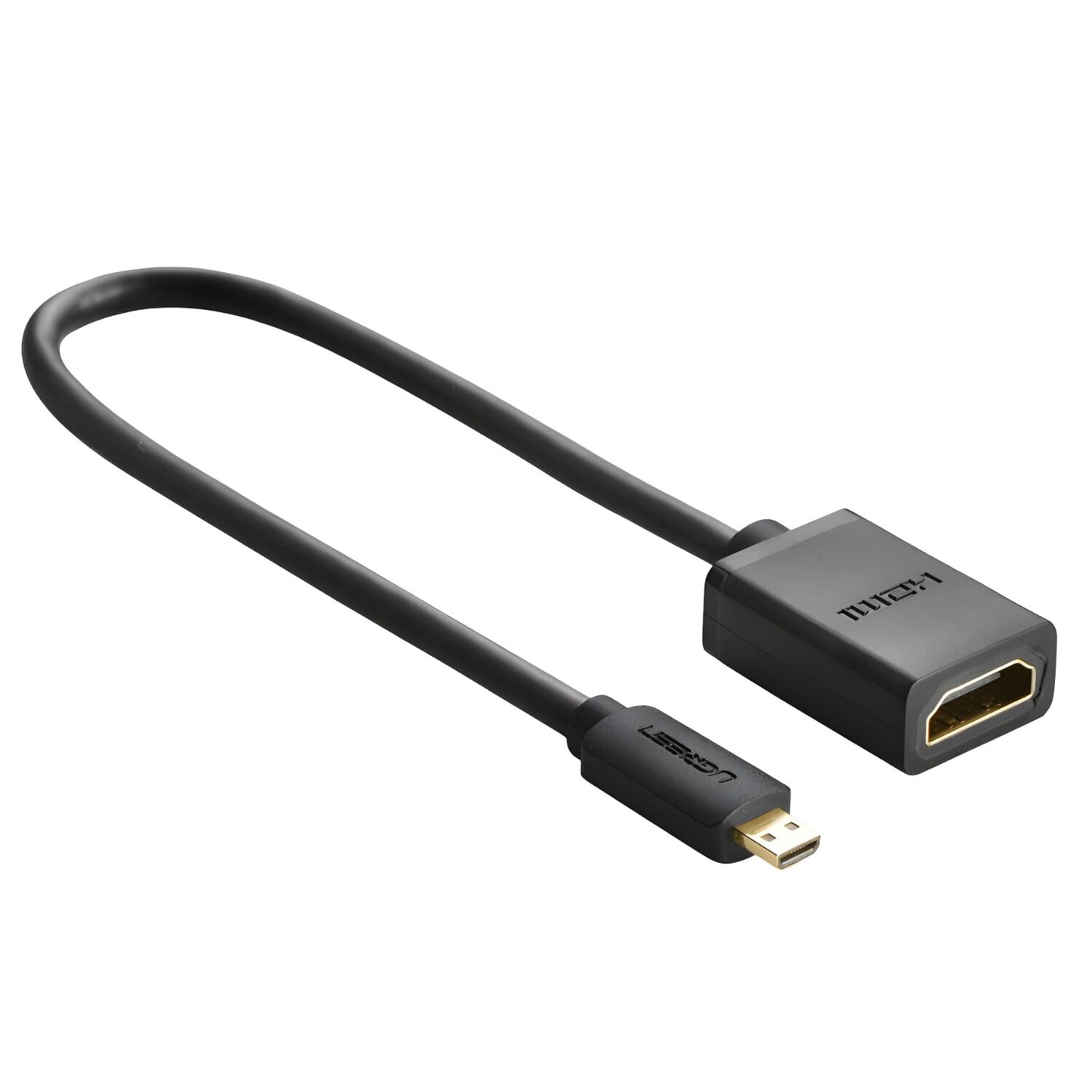 Ugreen Micro HDMI Male To HDMI Female Adapter Black image 3