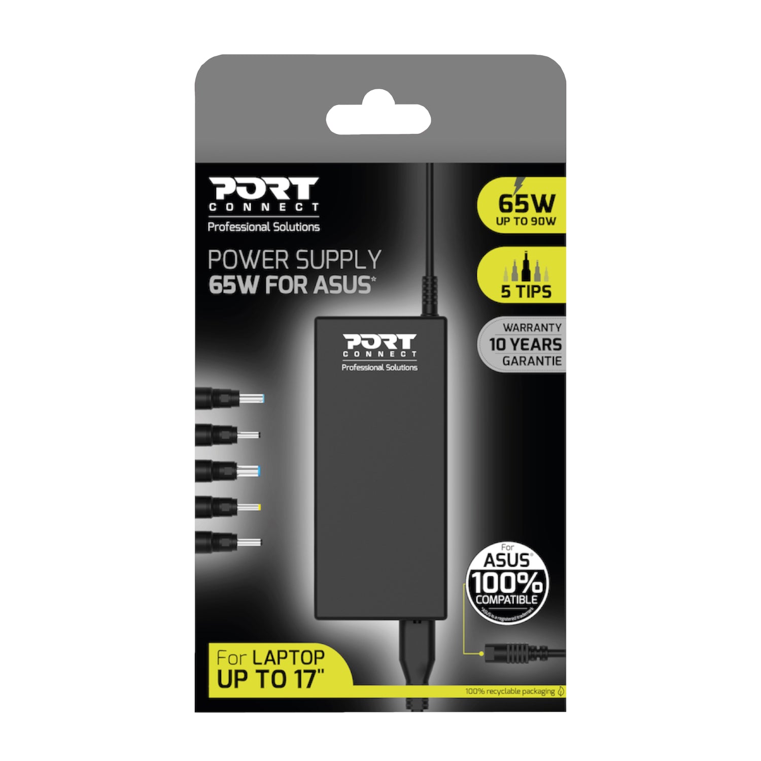 Port Connect 65W Notebook Adapter Asus image 4
