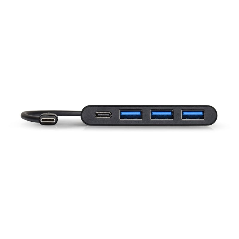 Port USB Type-C To 3 X USB3.0 And 1 X Type-C Pd 30CM 4 Port Hub Black image 3