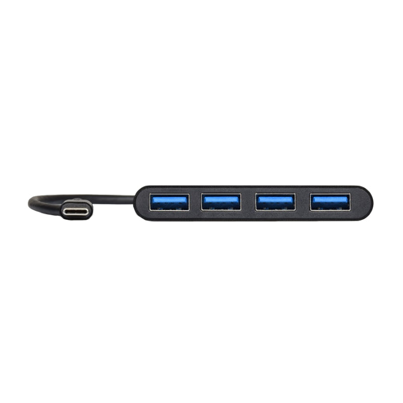 Port USB Type-C To 4 X USB3.0 5GBPS 30CM 4 Port Hub Black image 4