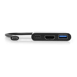Port USB Type-C To 1 X HDMI|1 X USB3.0|1 X Type-C 60W Pd Dock Black image 4