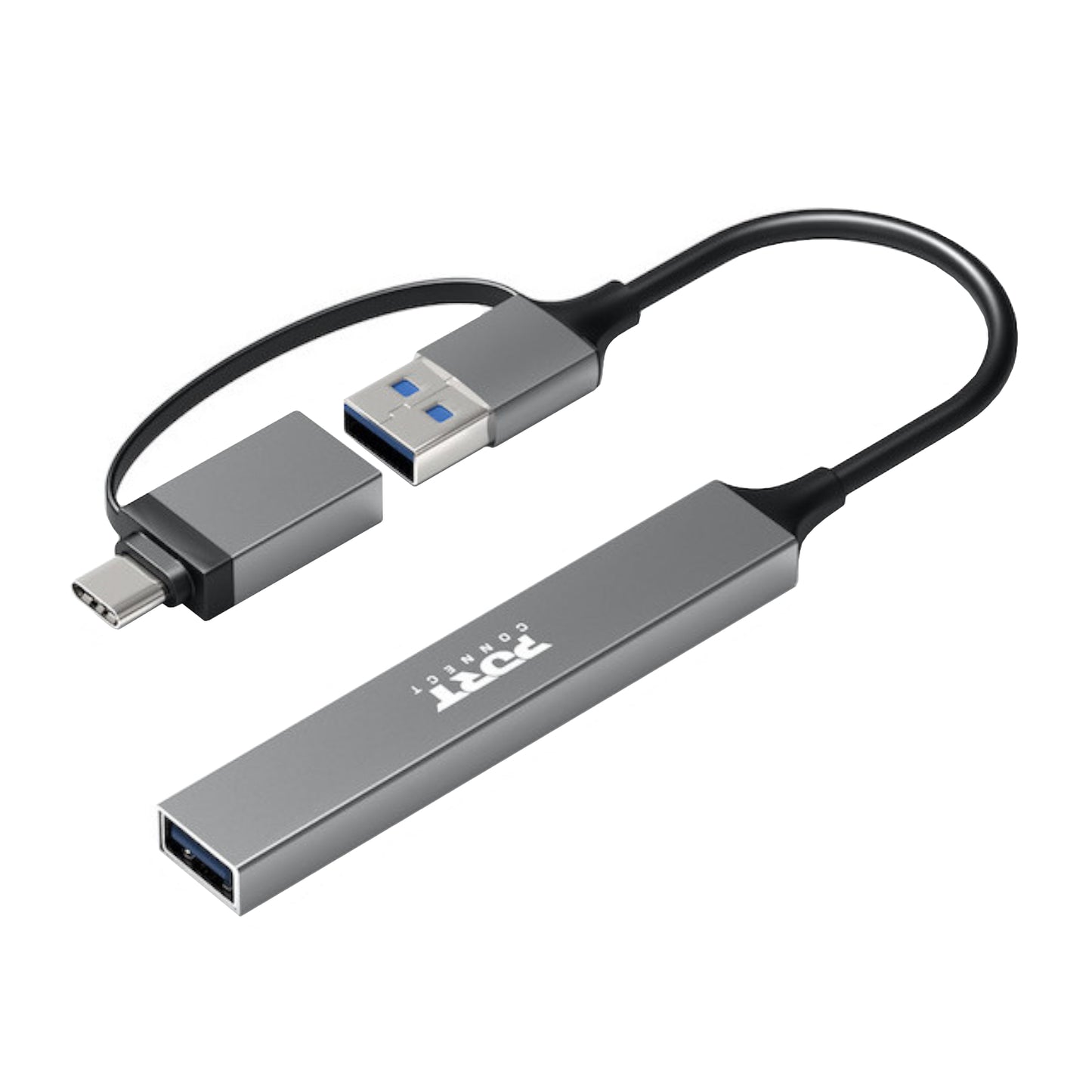Port Connect USB Type-C To 4-PORT Usb-A 3.0/2.0 Hub image 3