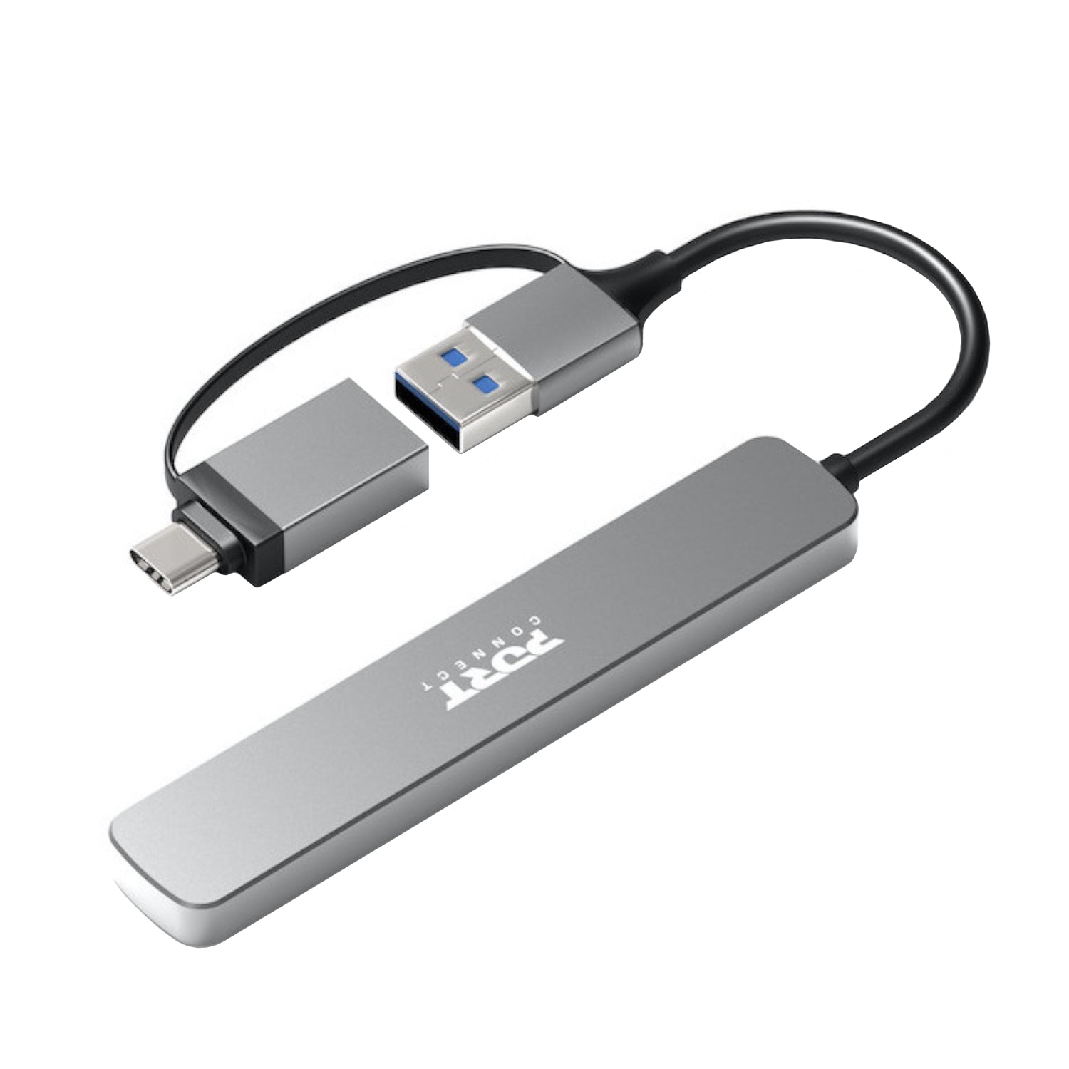 Port Connect USB Type-C To 4-PORT Usb-A 3.0 Hub image 2