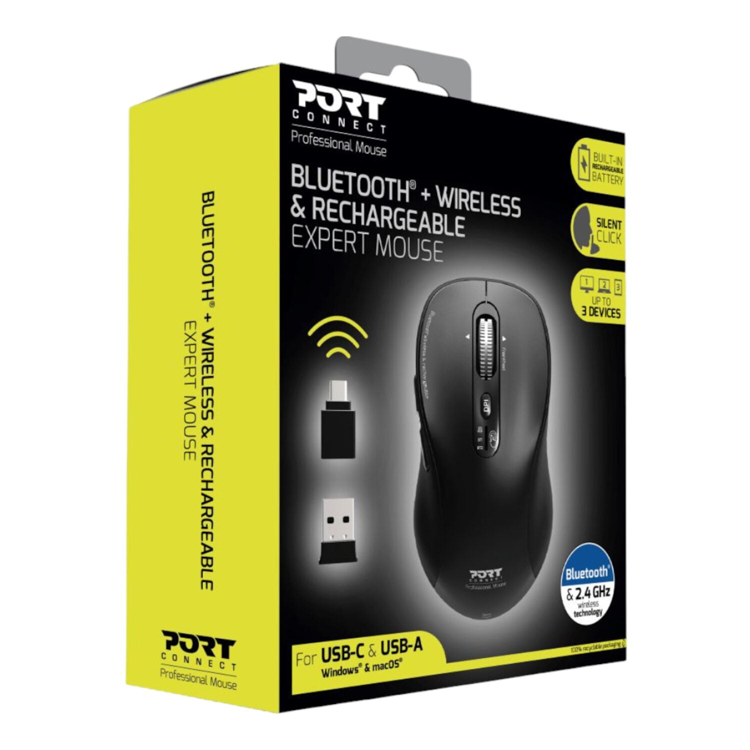 Port Connect Expert Wireless Bluetooth® Mouse image 6