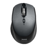 Port Connect Silent 1600DPI 3 Button Wireless Mouse Black