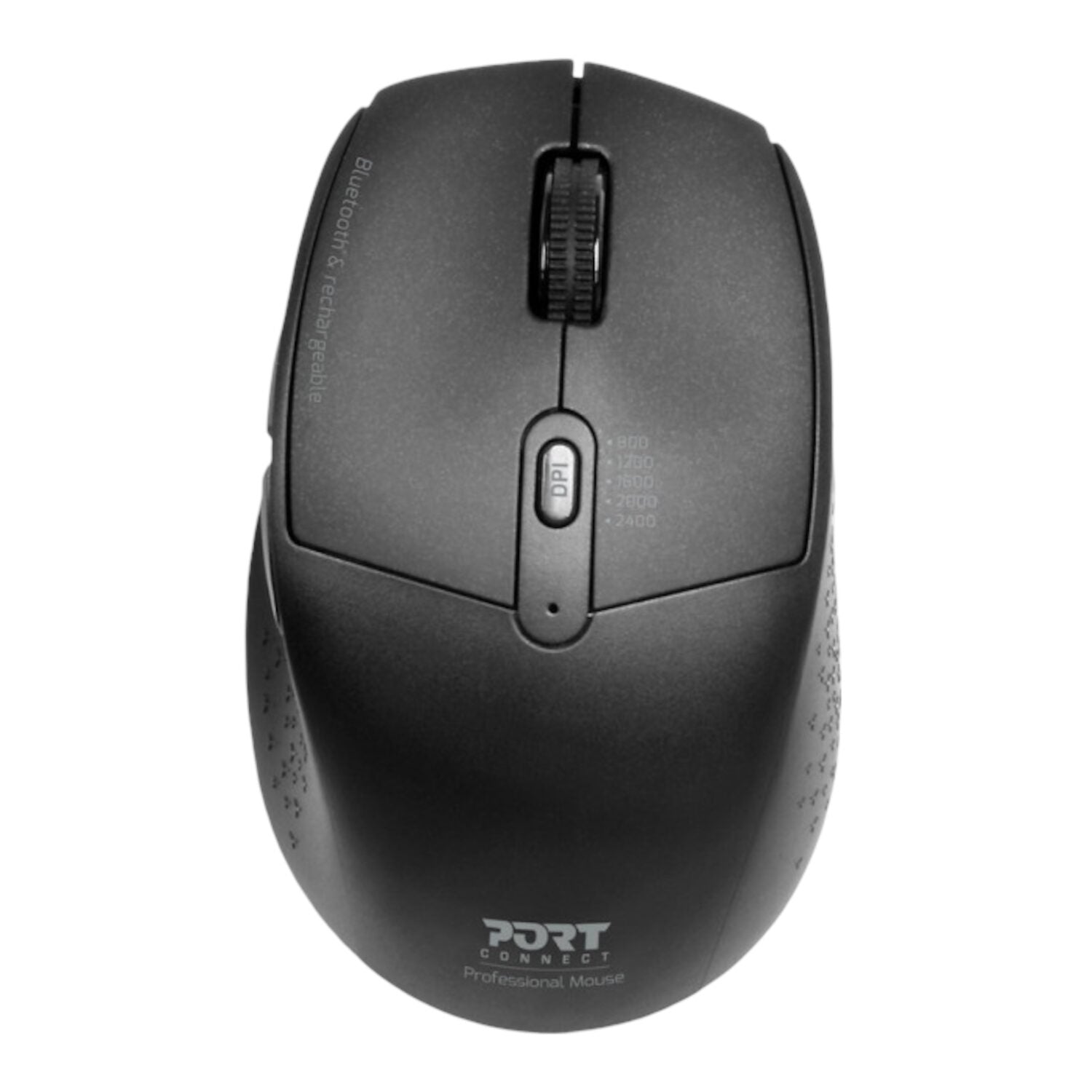 Port Connect 2.4GHZ Wireless Bluetooth® Rechargeable Mouse Pro
