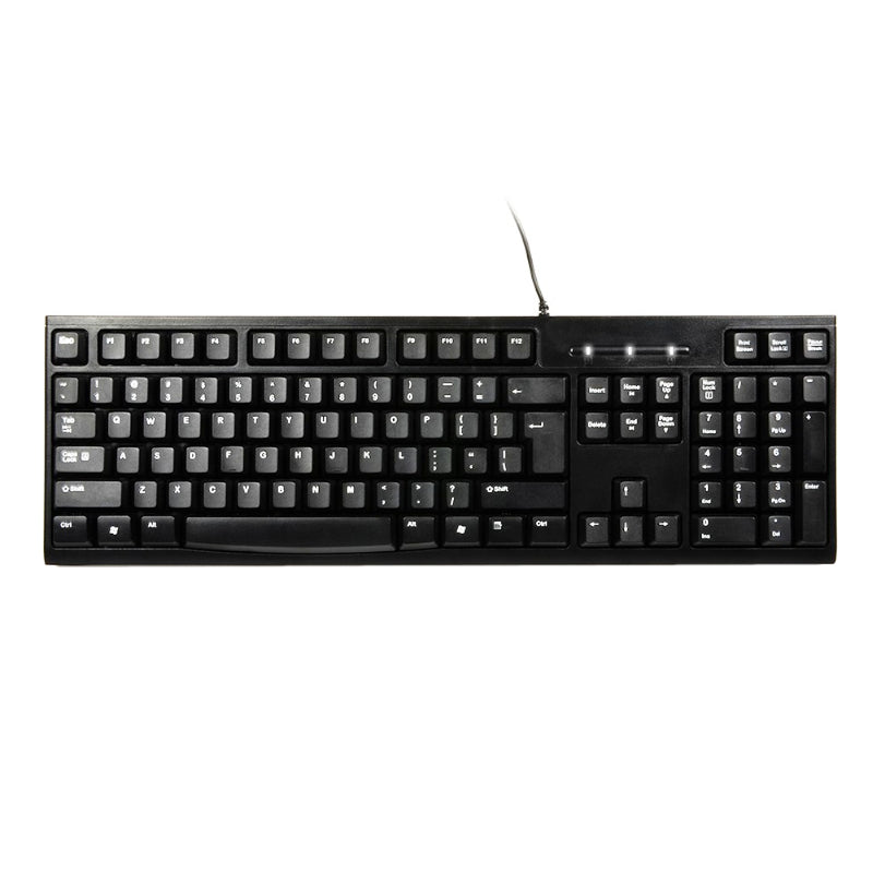 Port Design Combo Wired Mouse + Keyboard Black image 3