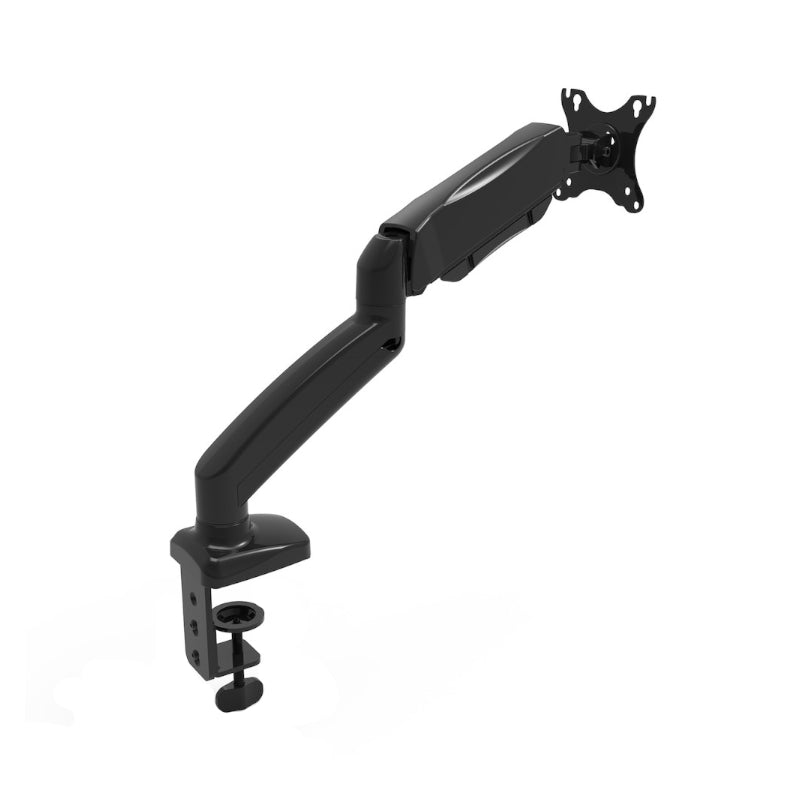 Port Monitor Arm Vesa Single Screen Black image 2