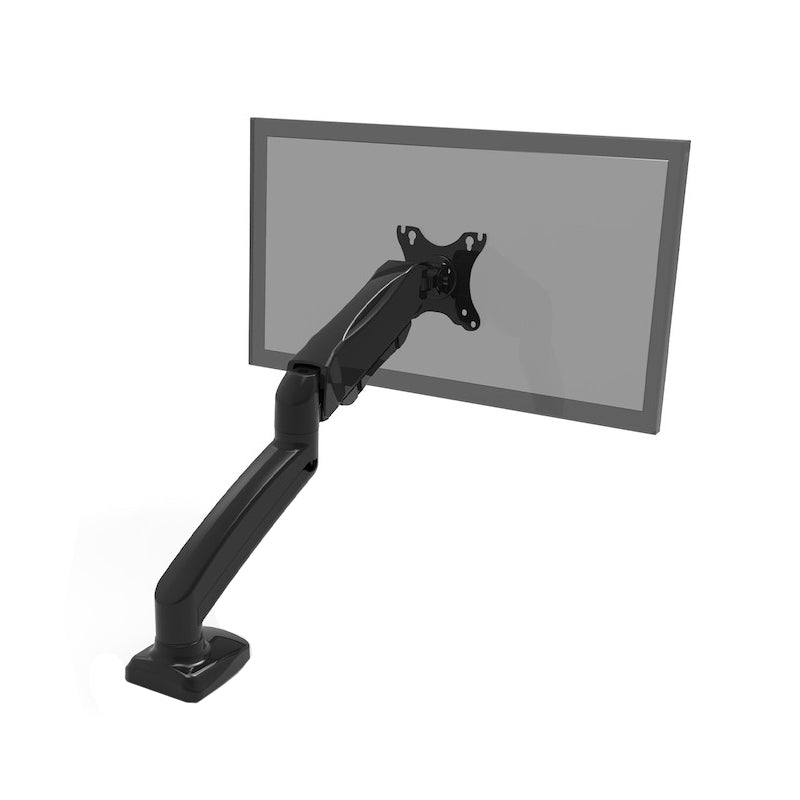 Port Monitor Arm Vesa Single Screen Black image 3