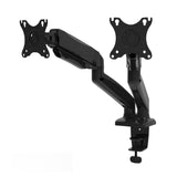 Port Monitor Arm Vesa Dual Screen Black