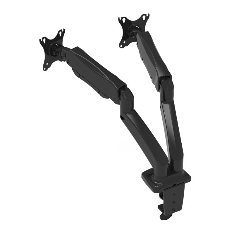 Port Monitor Arm Vesa Dual Screen Black image 2