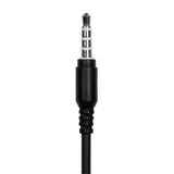 Port Stereo Headset With Mic With 1.2M CABLE|1 X 3.5MM|VOLUME Controller Black image 4