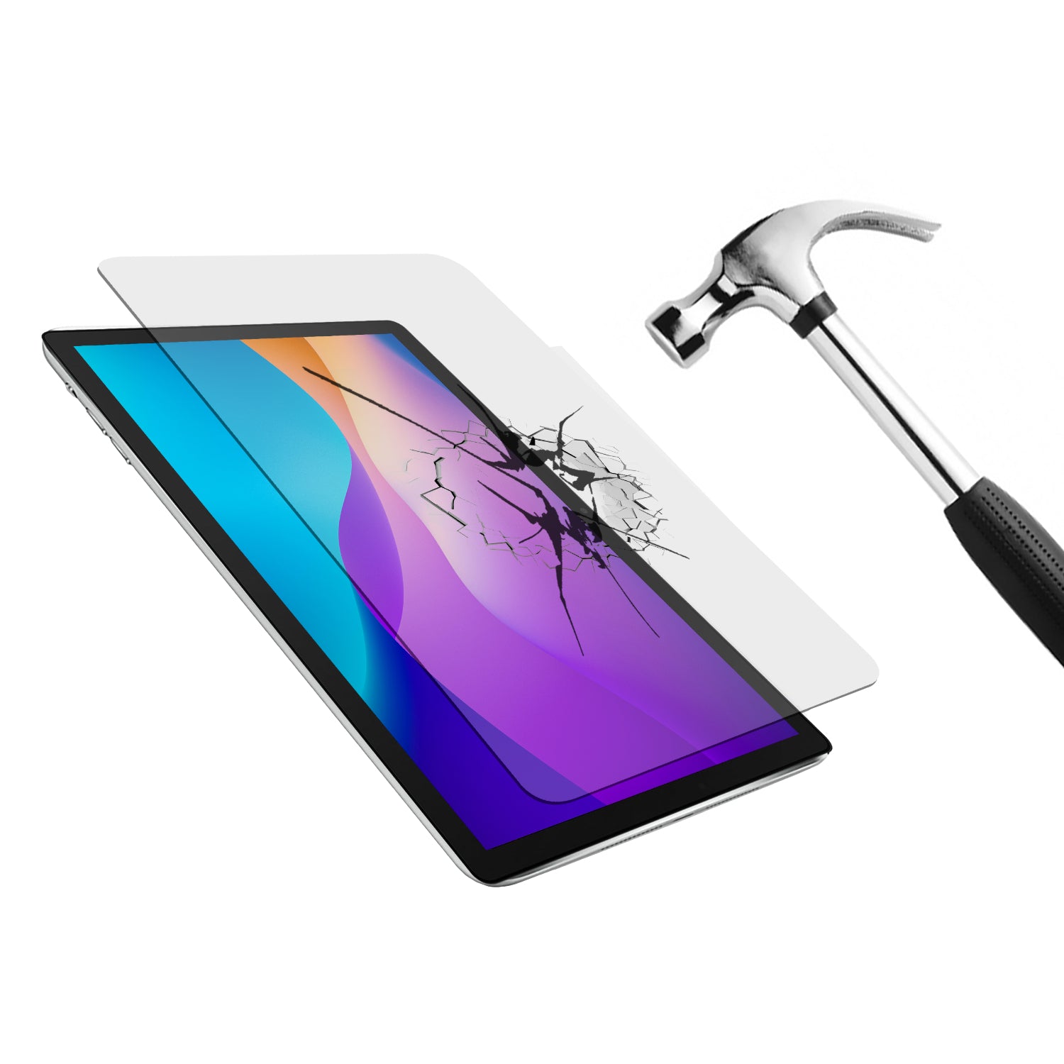 Port Connect Triple Strong Tempered Glass For Samsung Galaxy Tab A8 image 2