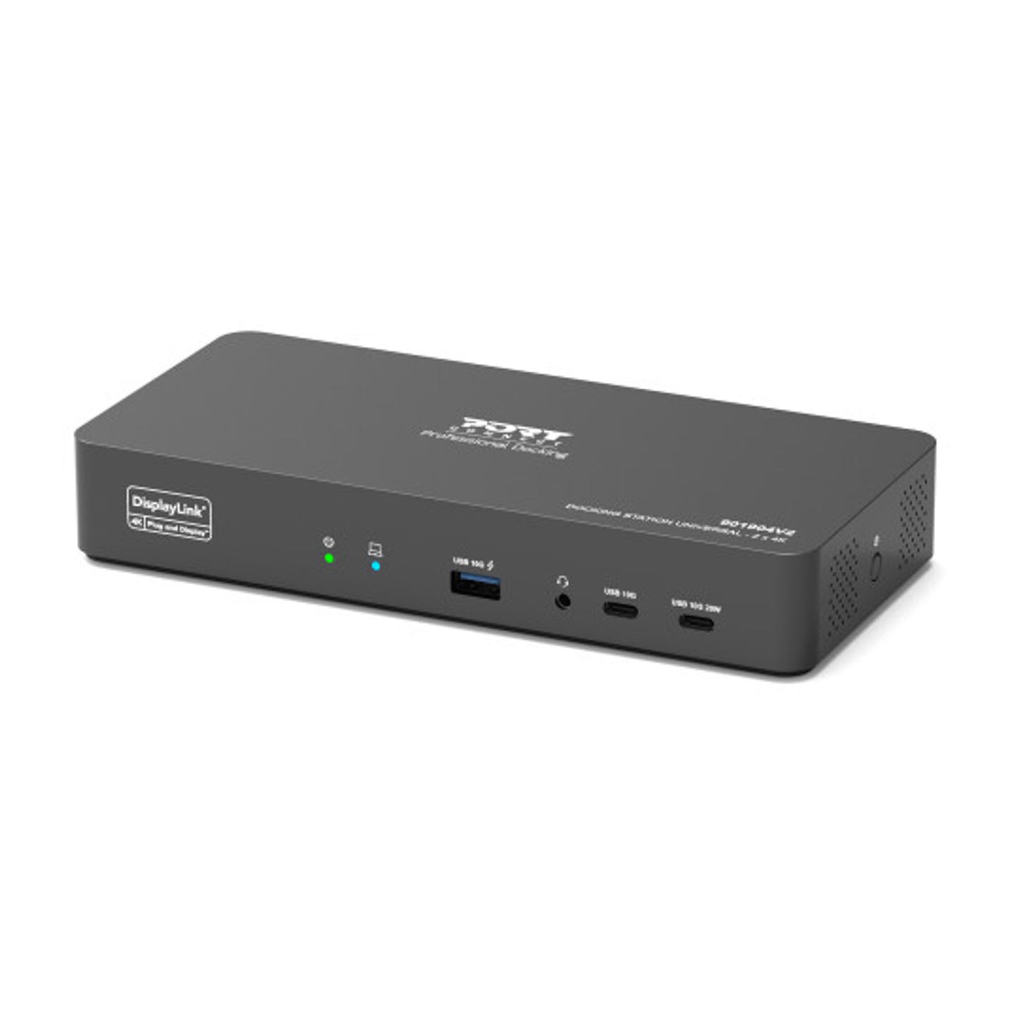 Port PORT2 X 4K USB-C Desktop Docking Station 11 Peripherals 96W
