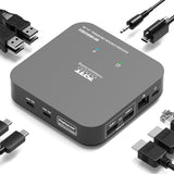 Port Connect Multi-Port USB Type-C 2X4K Office Docking Station image 4