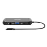 Port USB Type-C 4 X USB3.1|1 X Aux|micro+sd Card READER|1 X RJ45|1 X HDMI|1 X VGA|1 X Type-C Pd Dock 100W Black
