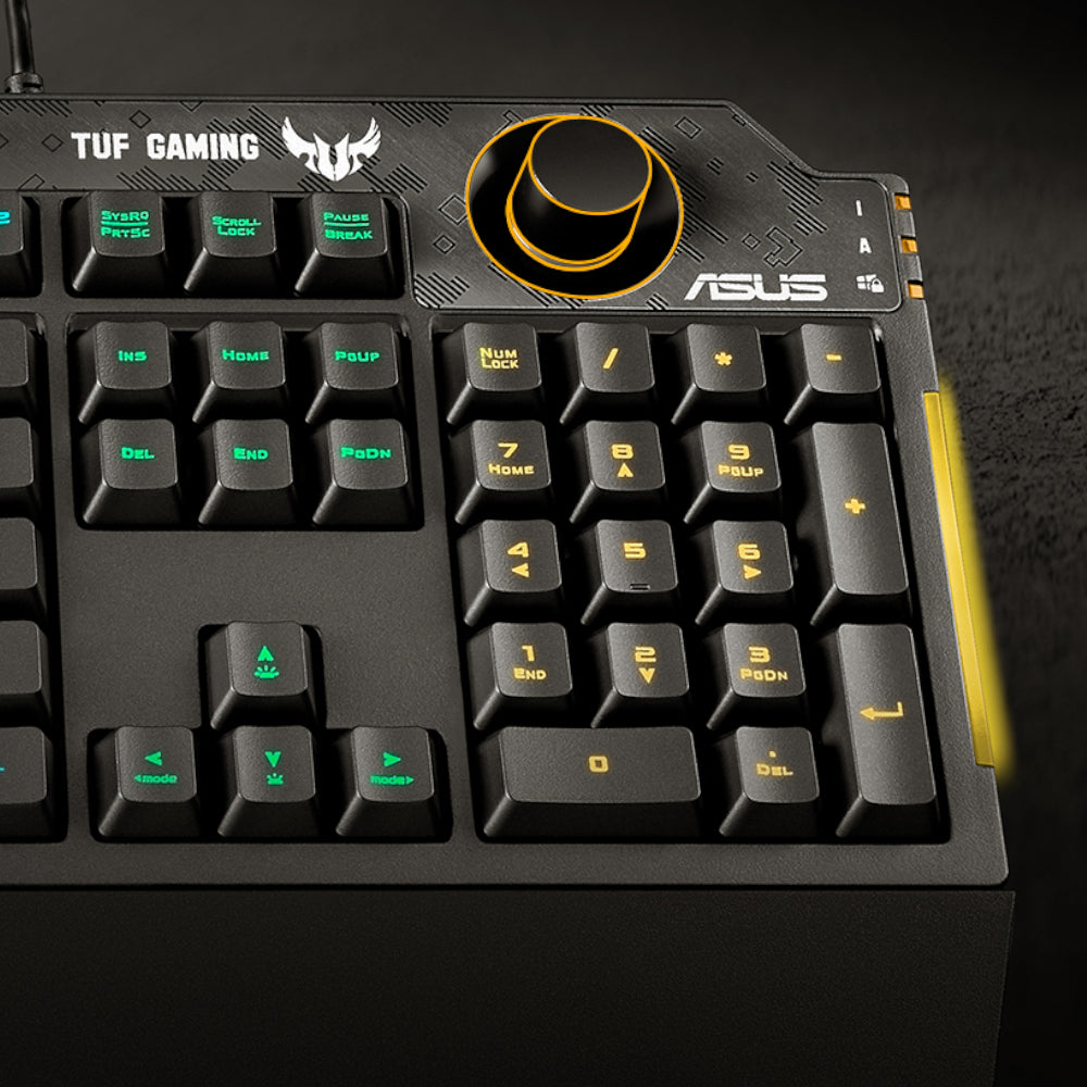 Asus Tuf Gaming K1 Full-Size RGB Gaming Keyboard image 6