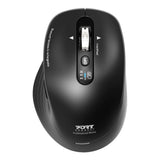 Port Connect Business 2.4GHZ Rechargeable Bluetooth Wireless Mouse Black image 2